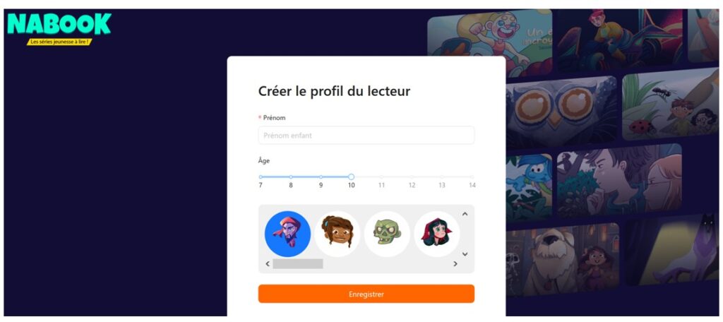 créer un compte Nabook