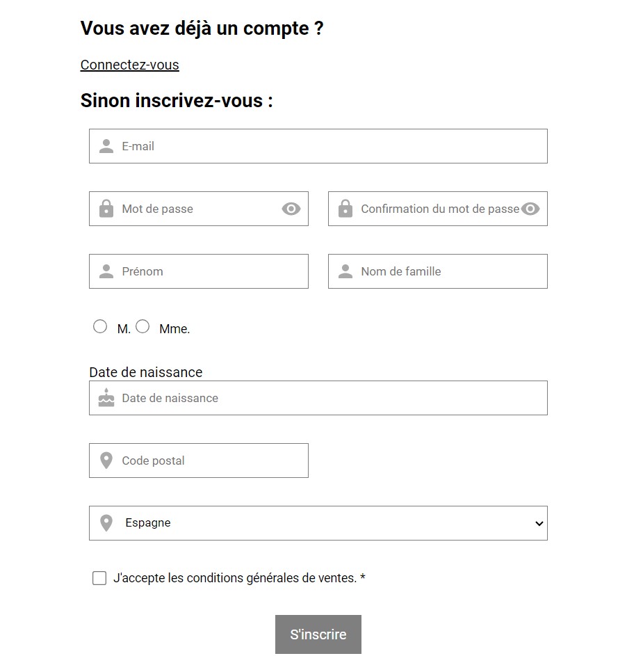 Connectez-vous à votre compte OPSIS (ou créez-en un si besoin est)